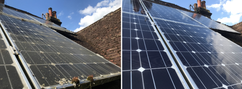 Nettoyage de panneaux solaires